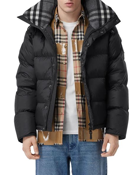 burberry jacket mens puffer|Burberry brit anorak jacket.